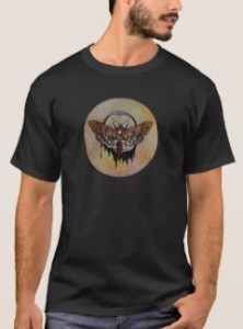 Deaths head hawk moth t-shirt by Sandra Gale/EverIris